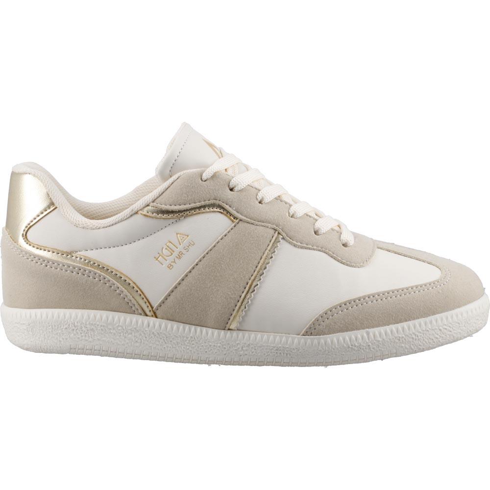 Foto 2 pulgar | Tenis Hgn Comodo Casual Mujer Salir Versatil Beige