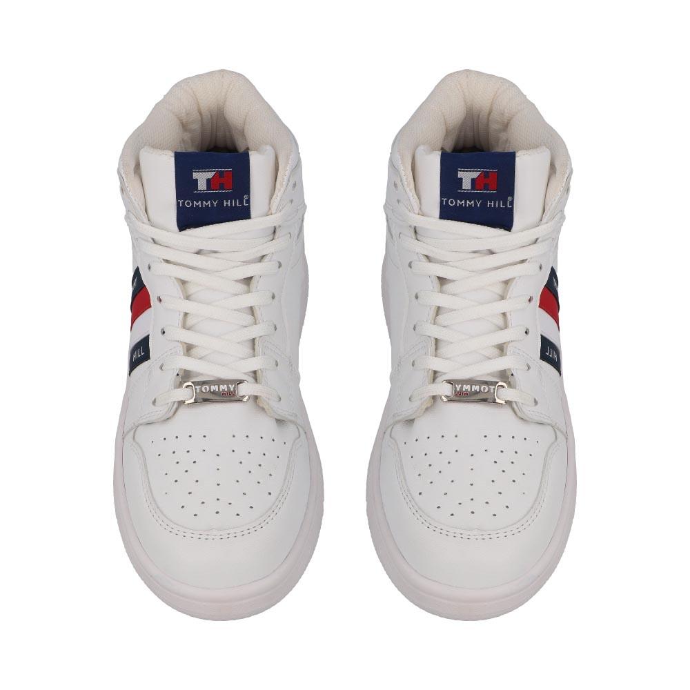 Foto 5 pulgar | Tenis Tommy Hill Casual Blancos para Mujer