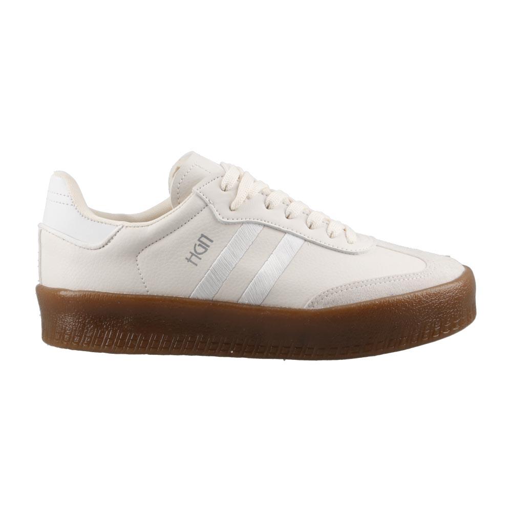 Foto 2 pulgar | Tenis Casuales Mujer Hgn Dama Beige