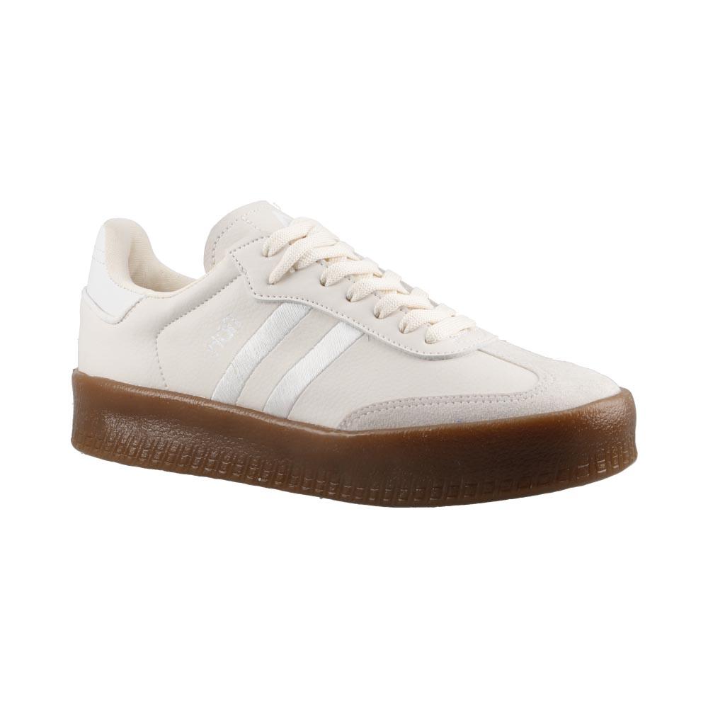 Foto 3 pulgar | Tenis Casuales Mujer Hgn Dama Beige