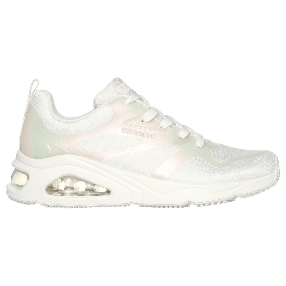 Foto 2 pulgar | Tenis Skechers Comodos Transpitable Memory Foam Moderno Blanco
