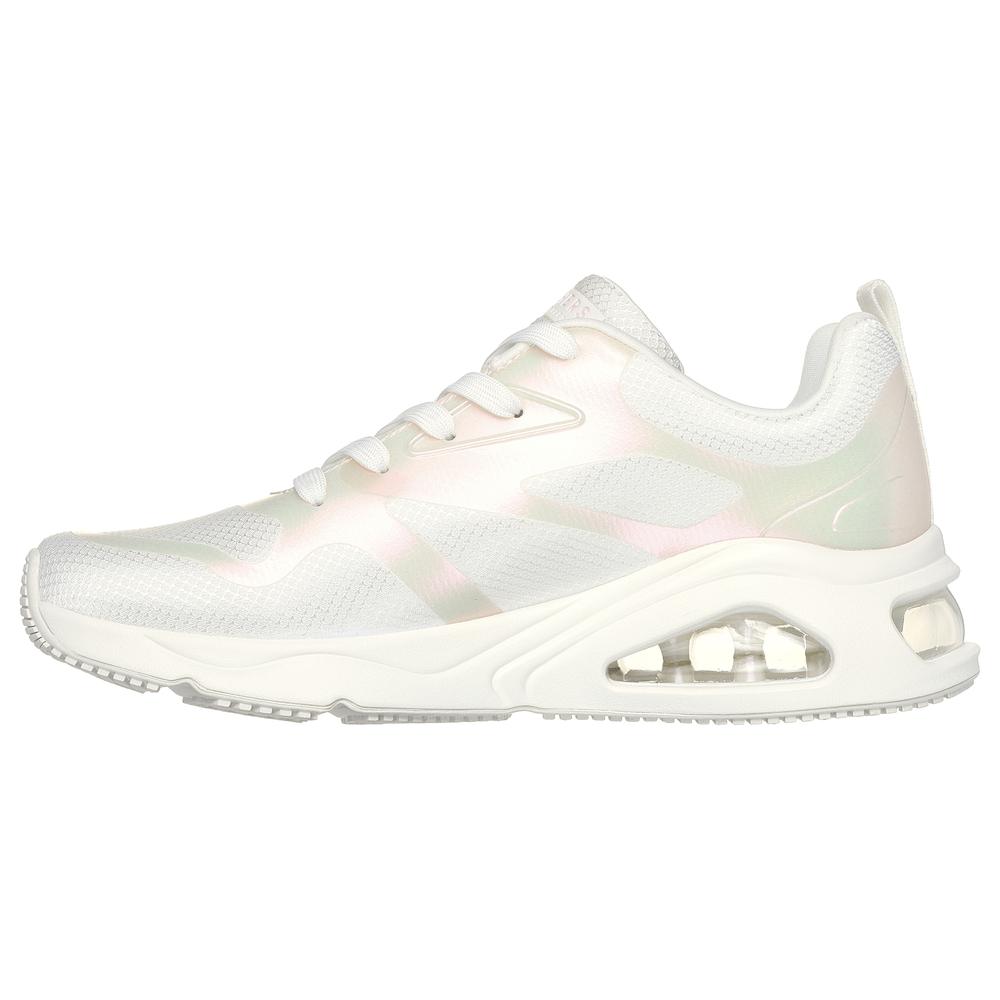 Foto 3 pulgar | Tenis Skechers Comodos Transpitable Memory Foam Moderno Blanco