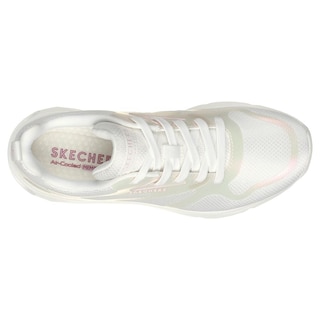 Foto 4 | Tenis Skechers Comodos Transpitable Memory Foam Moderno Blanco