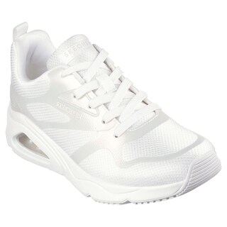 Foto 5 | Tenis Skechers Comodos Transpitable Memory Foam Moderno Blanco