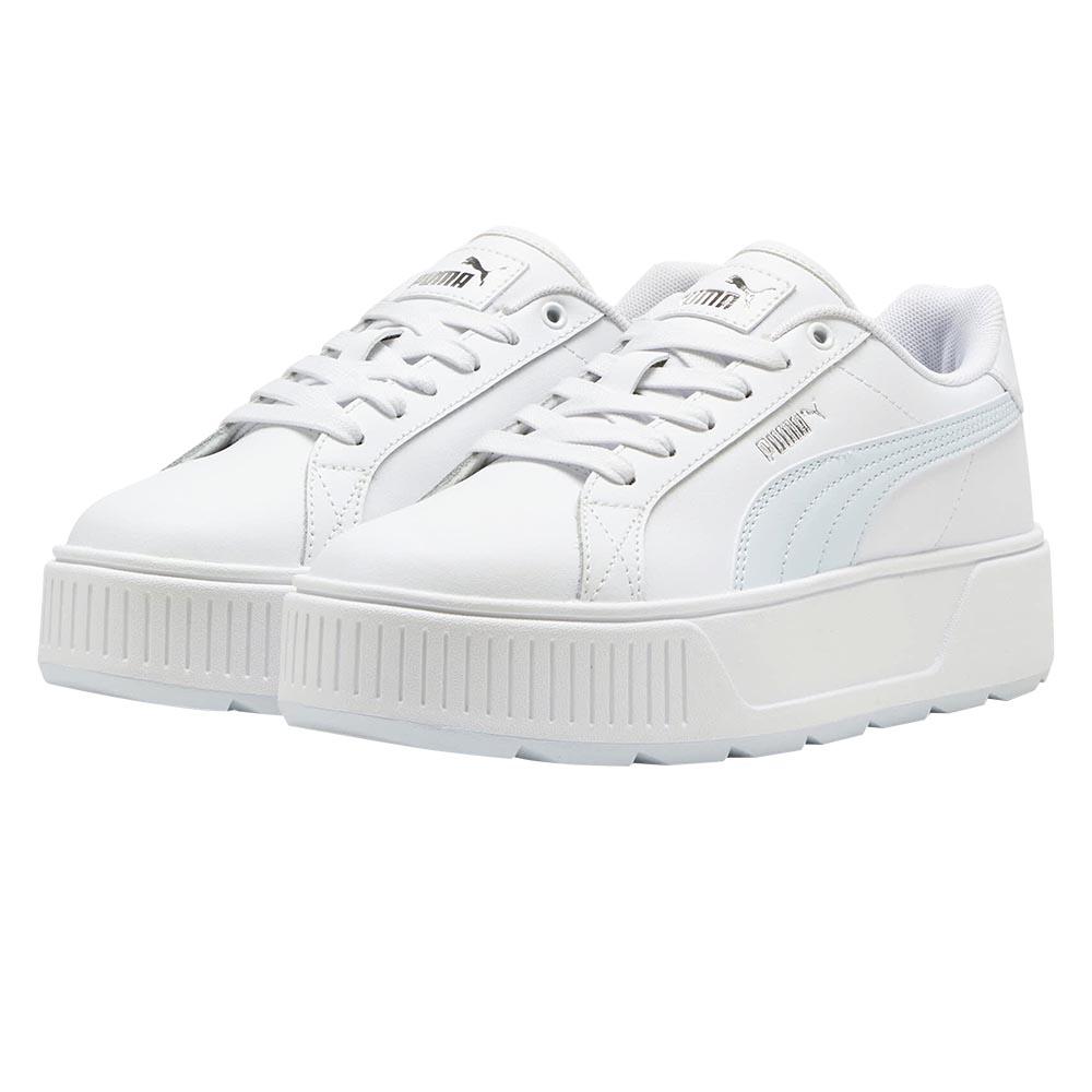 Foto 1 | Tenis Urbano Puma Mujer Casual Original Suela Alta Blanco