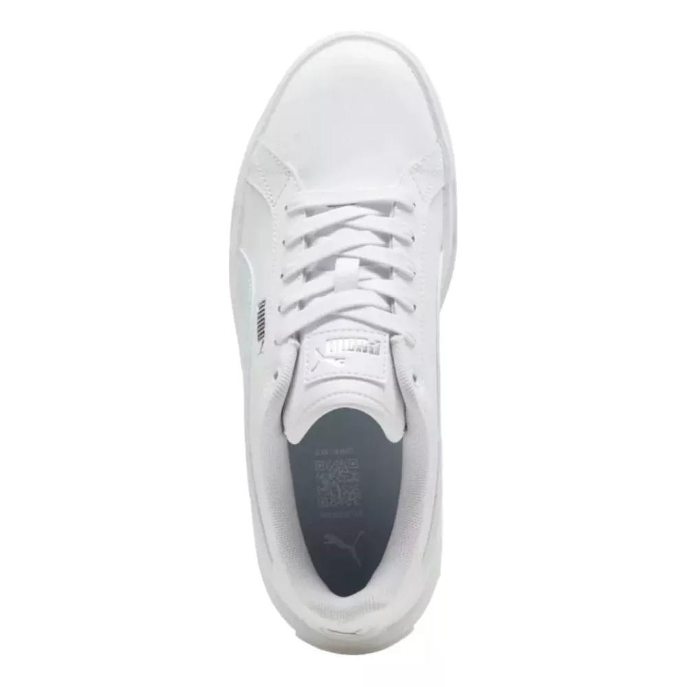 Foto 4 pulgar | Tenis Urbano Puma Mujer Casual Original Suela Alta Blanco
