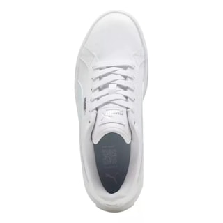 Foto 3 | Tenis Urbano Puma Mujer Casual Original Suela Alta Blanco