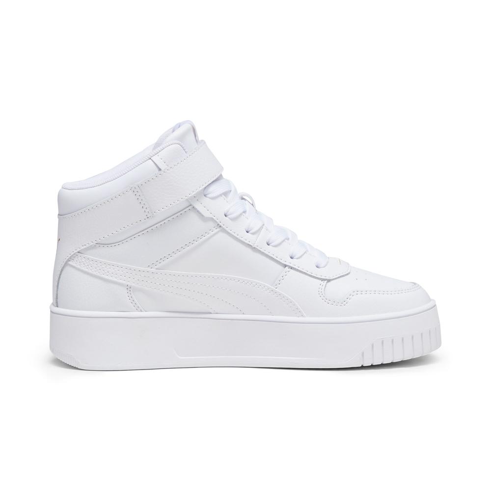 Foto 2 | Tenis Mujer Puma Carina Street Mid Casual Blanco