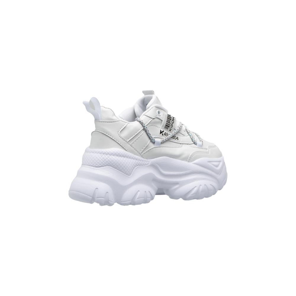 Foto 4 pulgar | Tenis Kipon Casual Plataforma Chunky Blanco para Mujer