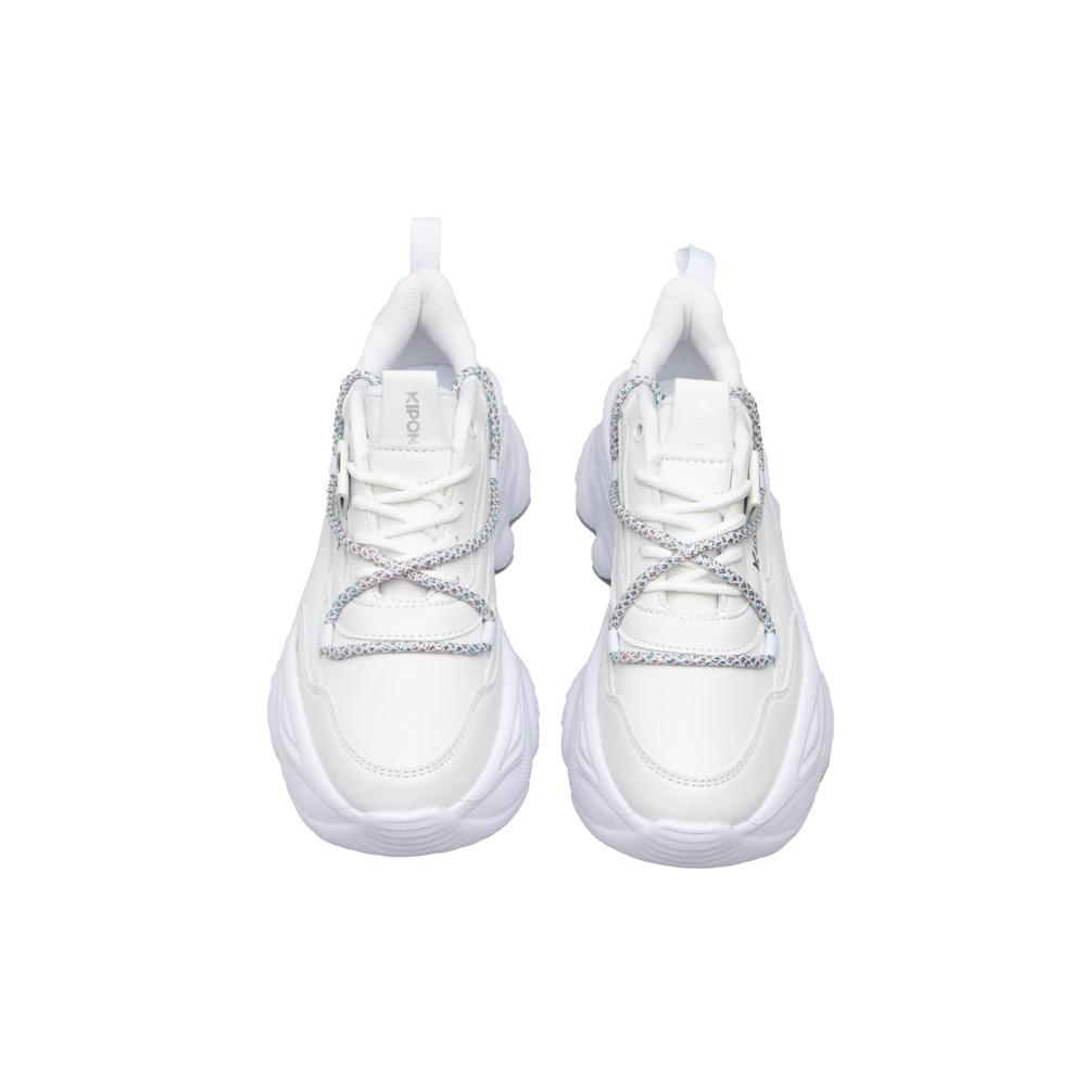 Foto 7 pulgar | Tenis Kipon Casual Plataforma Chunky Blanco para Mujer