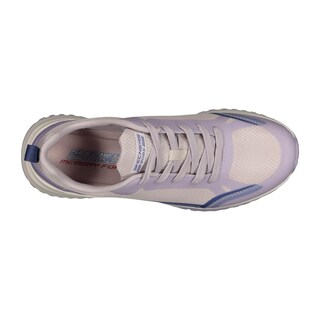 Foto 4 | Tenis Originales Skechers Mujer Memory Foam Sports Sneackers Violeta Oscuro