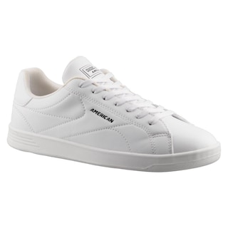 Foto 2 | Tenis American Fire Mujer Agujetas Casuales Blanco
