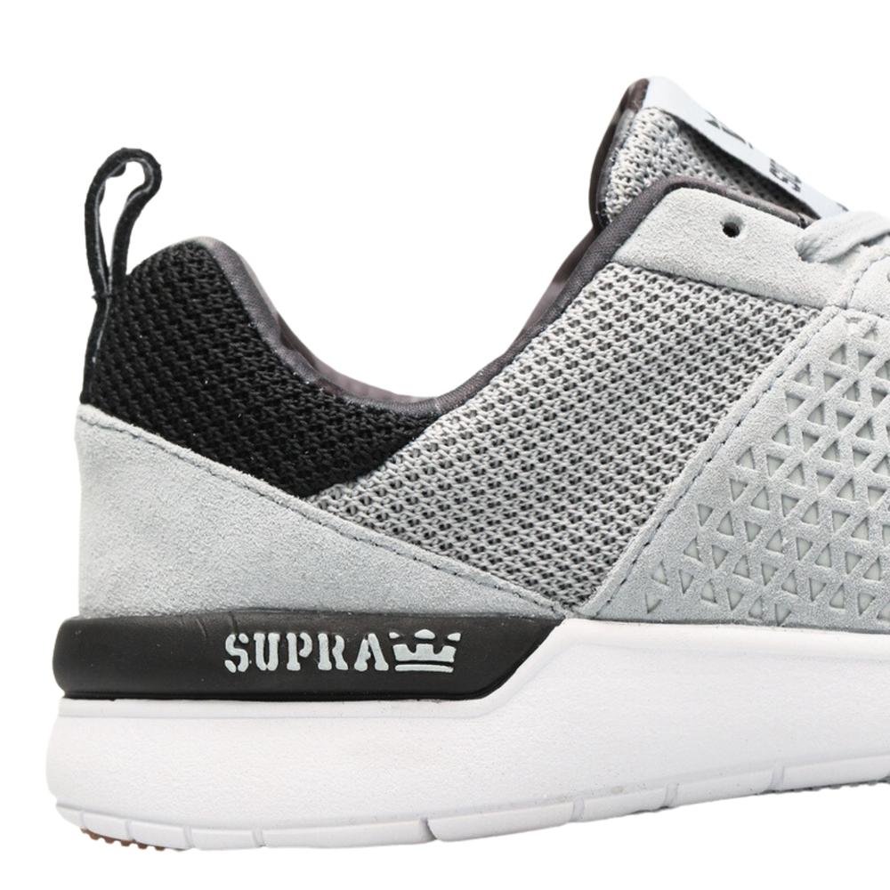 Foto 8 pulgar | Tenis Supra Scissor Mujer Correr Gris