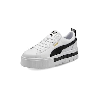 Foto 3 | Tenis Puma Mayze Lth Blanco para Mujer