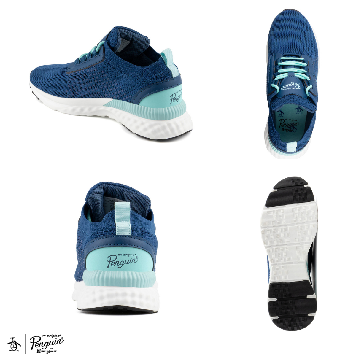 Foto 4 pulgar | Tenis Penguin Style Helen color Azul para Mujer