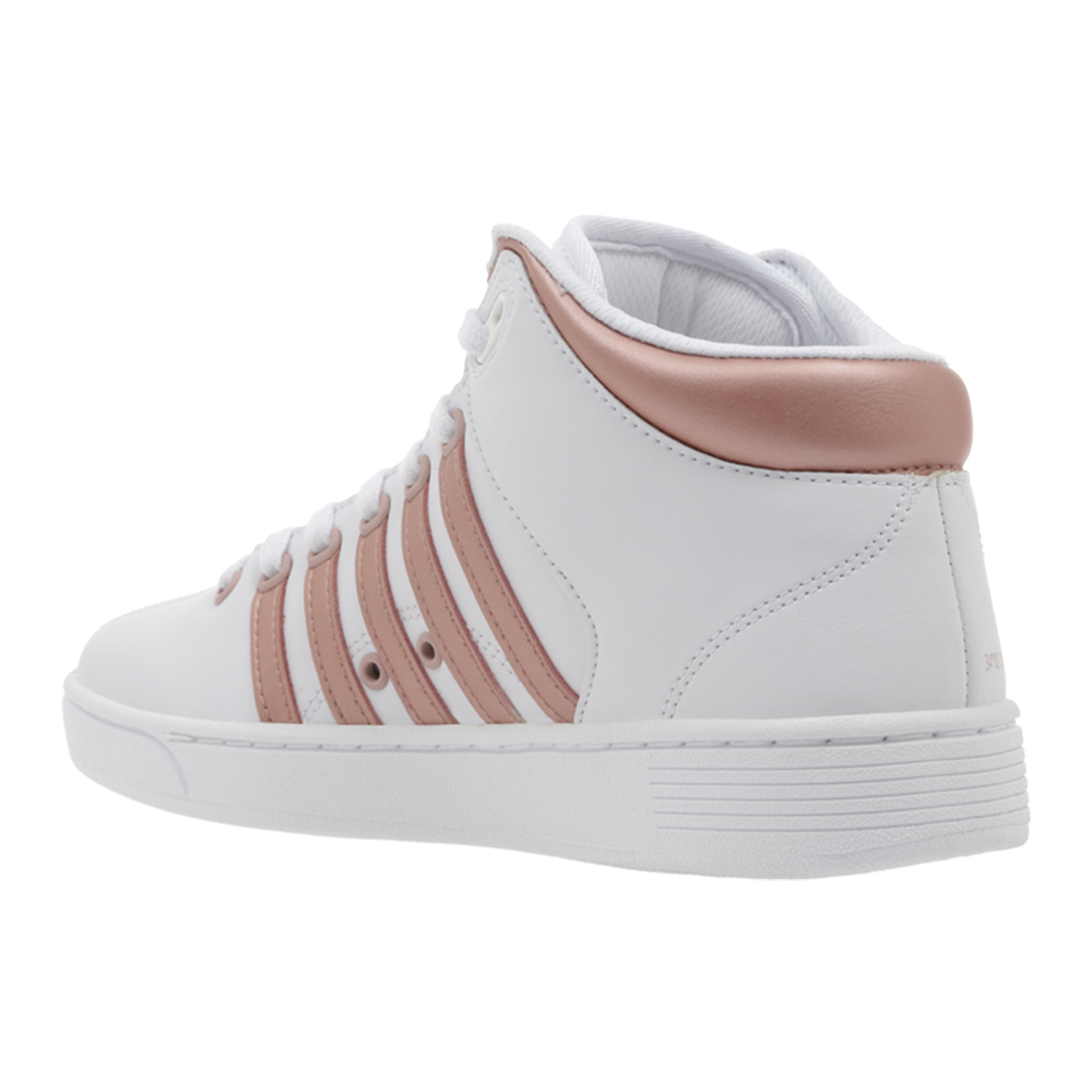 Foto 4 pulgar | Tenis K-swiss Court Pro Chukka Para Mujer Color Blanco