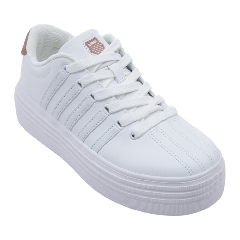 Foto 2 pulgar | Tenis K-swiss Court Pro V High Sde Para Mujer Color Blanco