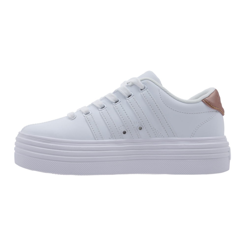 Foto 3 pulgar | Tenis K-swiss Court Pro V High Sde Para Mujer Color Blanco
