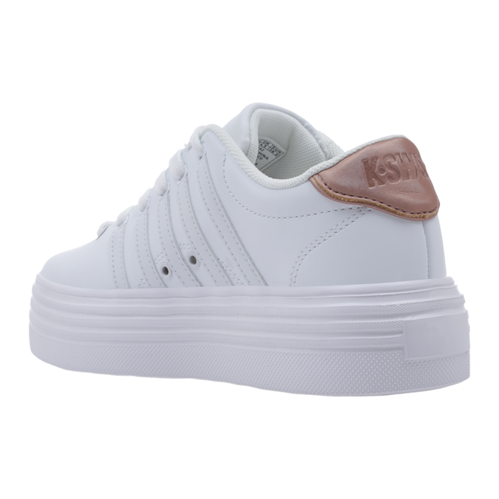 Foto 4 pulgar | Tenis K-swiss Court Pro V High Sde Para Mujer Color Blanco