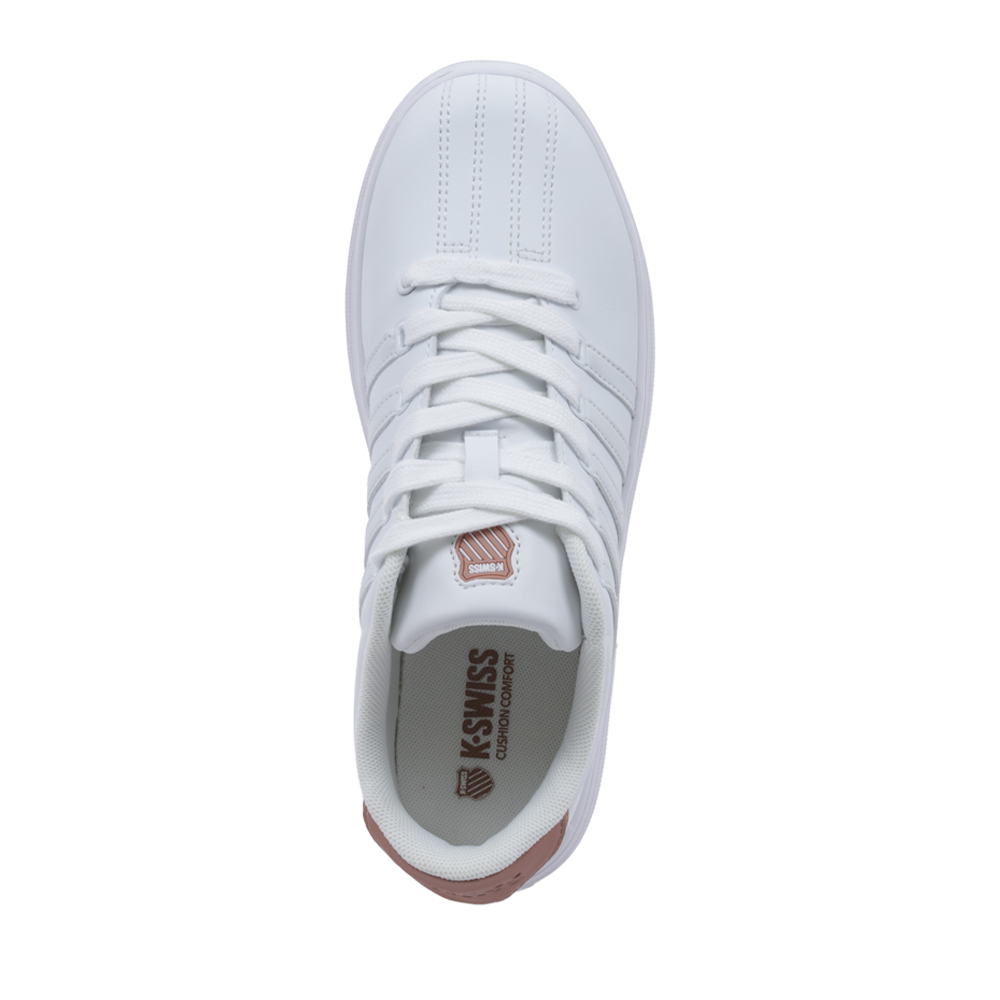 Foto 6 pulgar | Tenis K-swiss Court Pro V High Sde Para Mujer Color Blanco