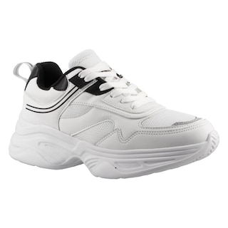 Foto 2 | Tenis Mujer Ovx Comodo Sports Altos Moda Blanco