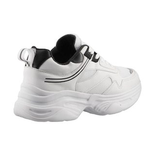 Foto 3 | Tenis Mujer Ovx Comodo Sports Altos Moda Blanco
