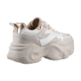 Foto 3 | Tenis Mujer Ovx Altos Comodos Moda Beige