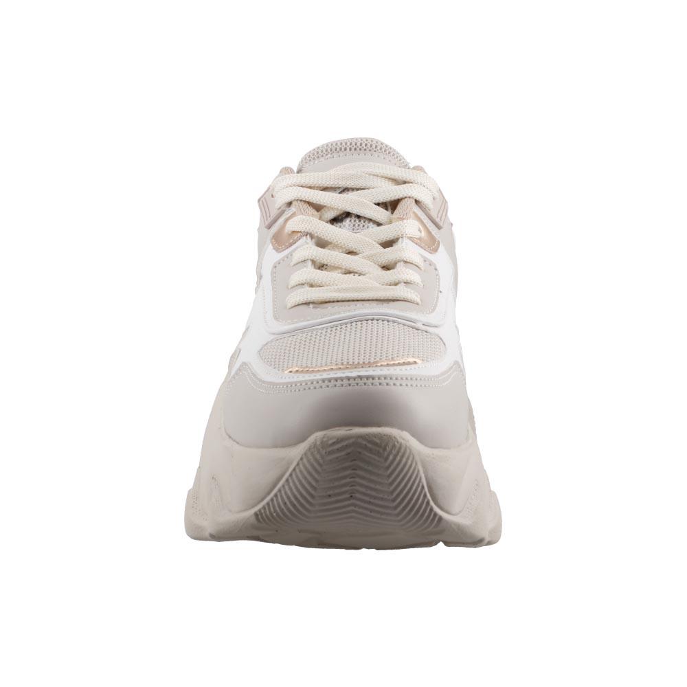 Foto 5 pulgar | Tenis Mujer Ovx Altos Comodos Moda Beige