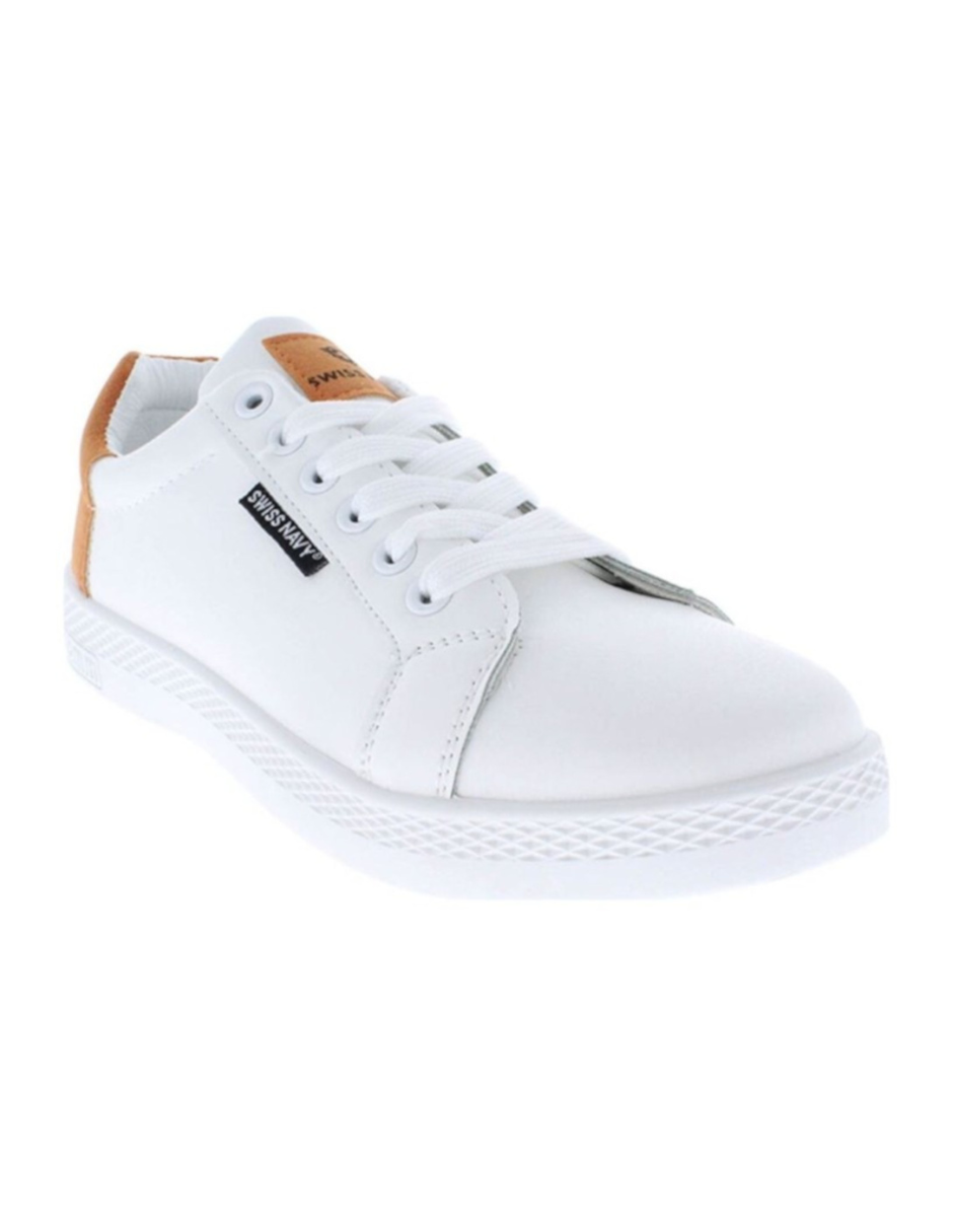 Foto 2 pulgar | Tenis Casual Swiss Navy 24382 Blancos Para Mujer