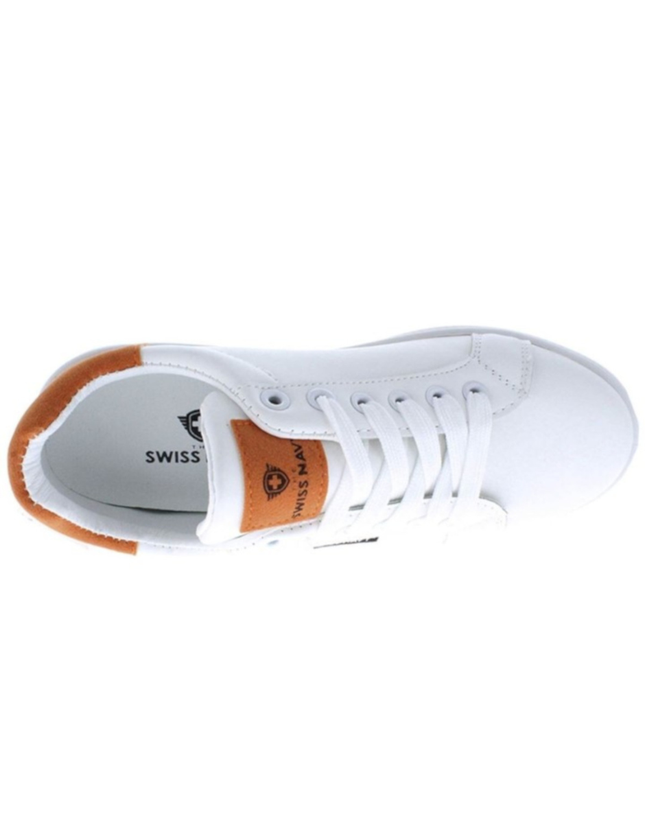 Foto 5 pulgar | Tenis Casual Swiss Navy 24382 Blancos Para Mujer