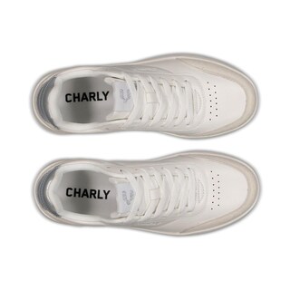 Foto 4 | Tenis Casuales Charly Clásicos Court Blancos para Mujer