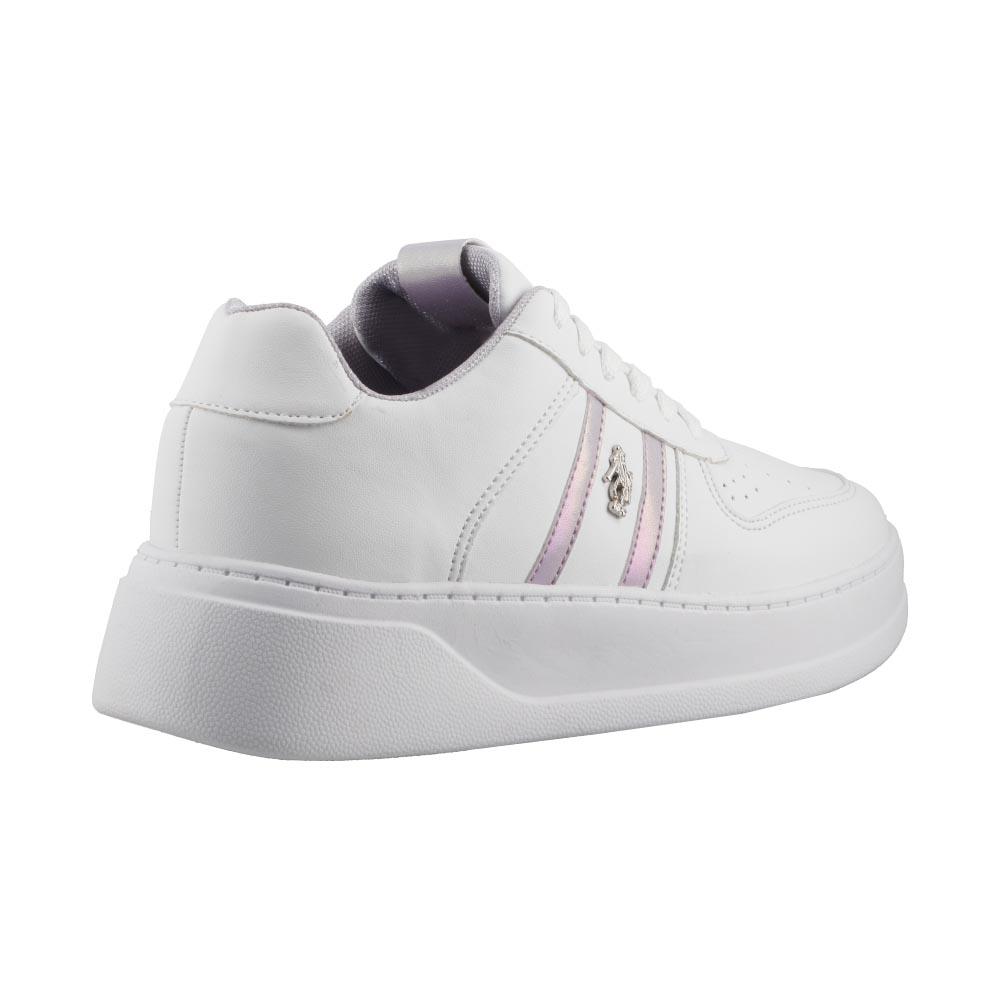 Foto 4 pulgar | Tenis Mujer Hpc Polo Dama Casuales Blanco