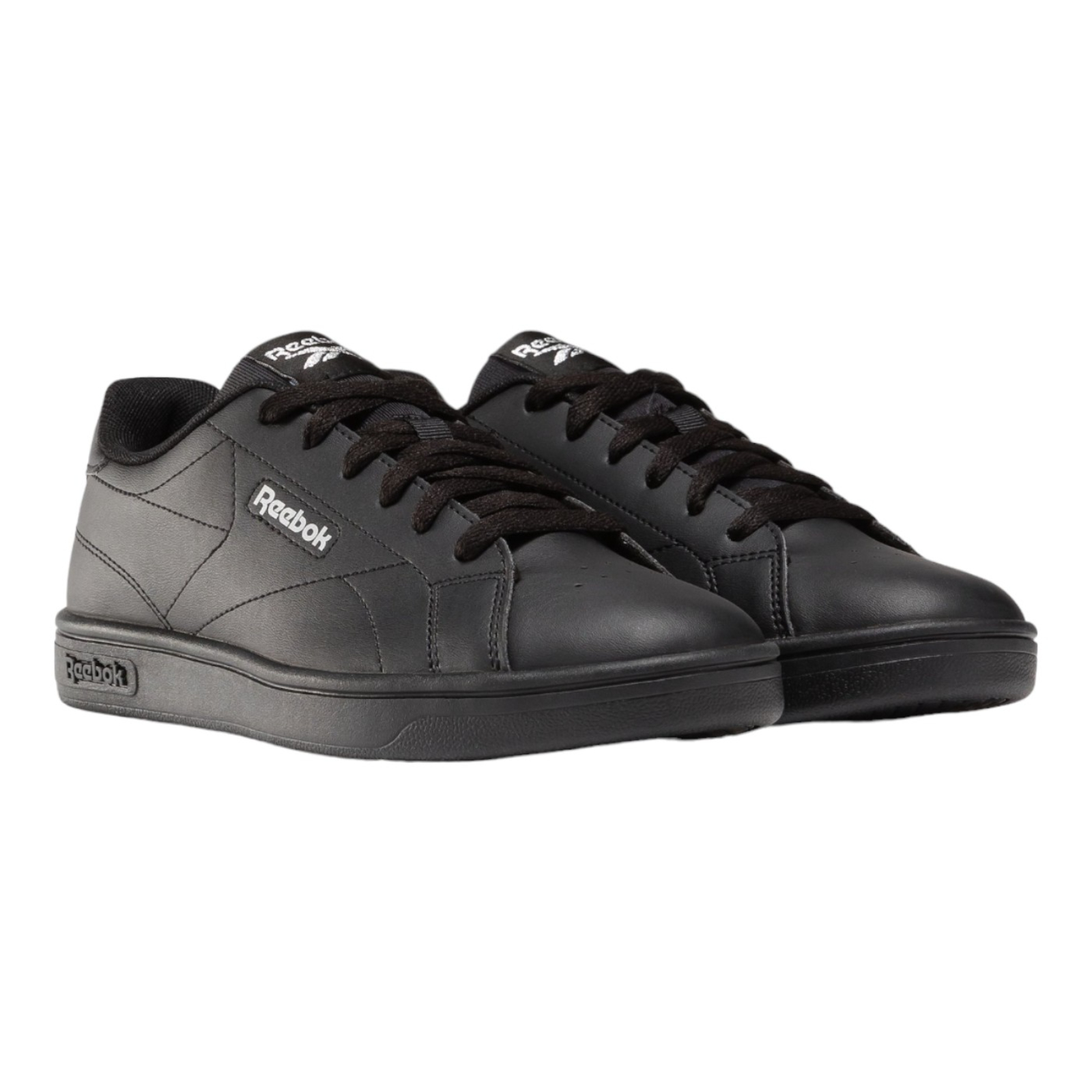 Foto 2 pulgar | Tenis Reebok Court Clean Para Mujer Color Negro Modelo 100074382