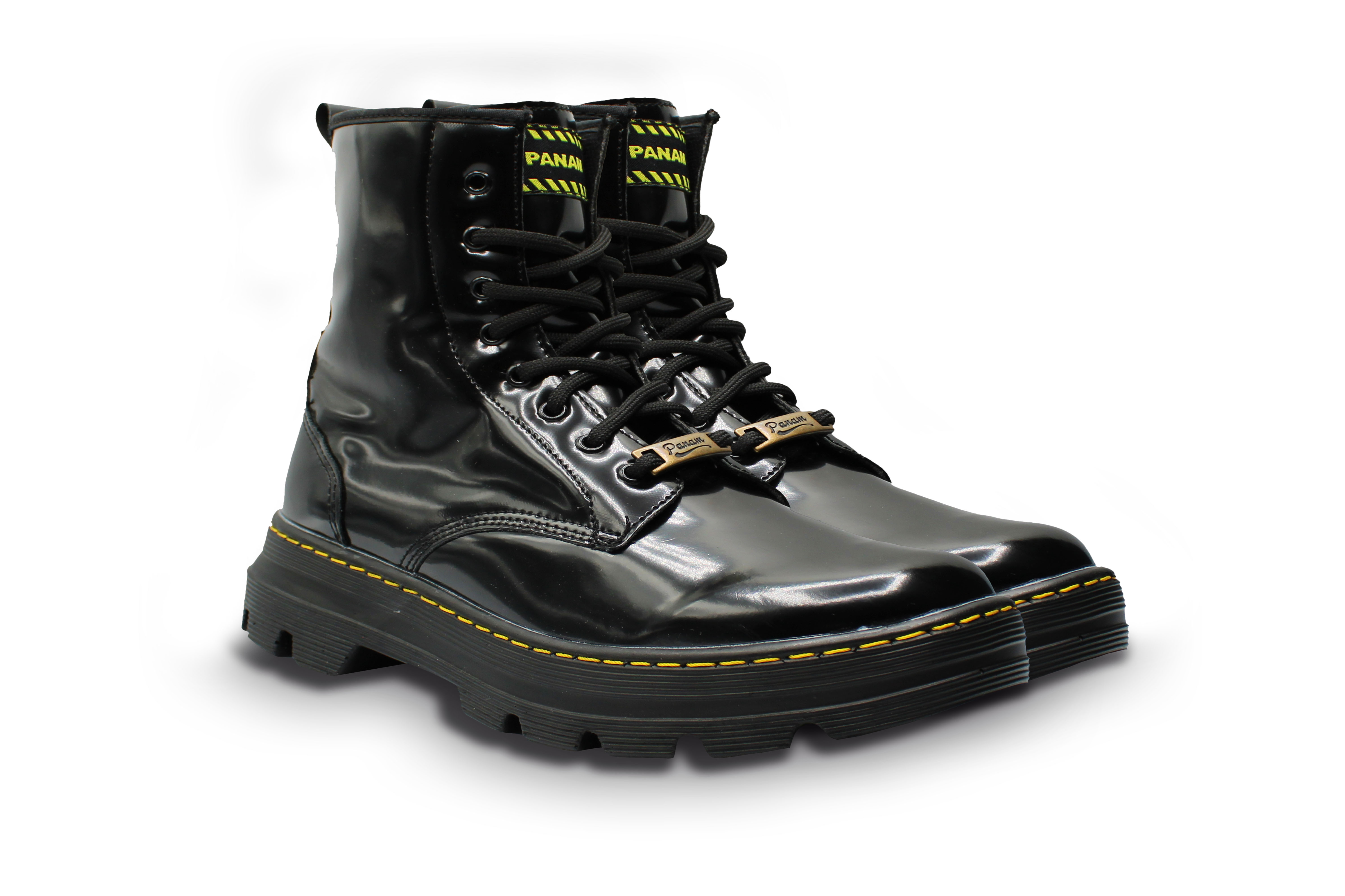 Tenis Mujer Panam Bota Industrial Brillo