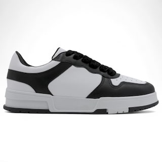 Foto 2 | Tenis Con Cordones Exterior Piel Vegana Color Negro Para Mujer De Rbbasics