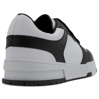 Foto 3 | Tenis Con Cordones Exterior Piel Vegana Color Negro Para Mujer De Rbbasics
