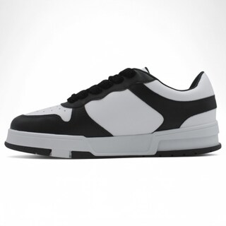Foto 4 | Tenis Con Cordones Exterior Piel Vegana Color Negro Para Mujer De Rbbasics