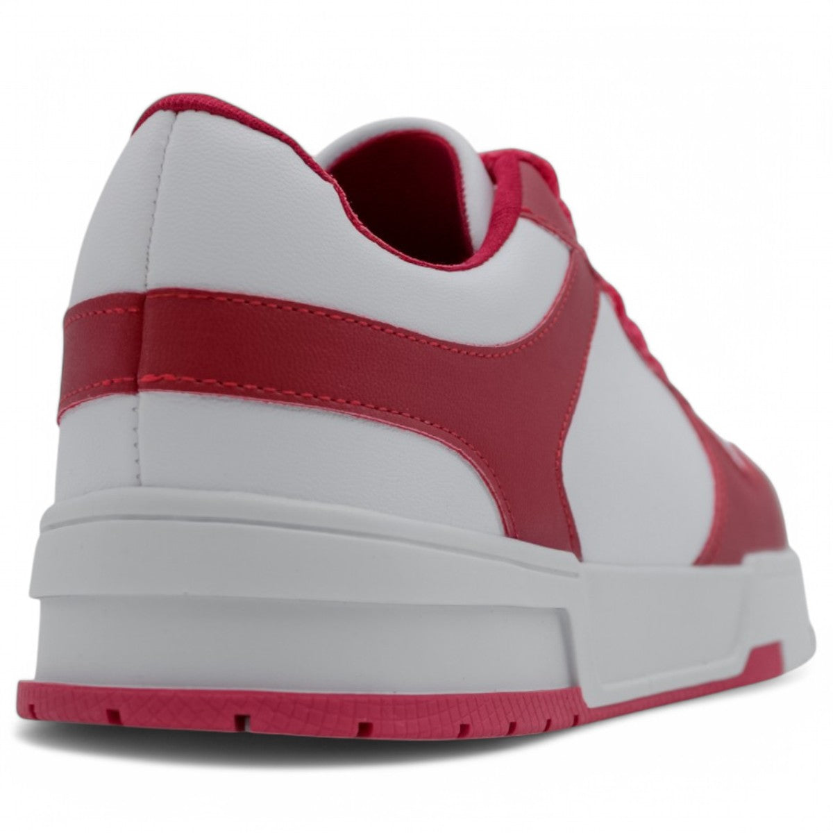 Foto 4 pulgar | Tenis Con Cordones Exterior Piel Vegana Color Rojo Para Mujer De Rbbasics