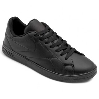 Foto 1 | Tenis Con Cordones Exterior Piel Vegana Color Negro Para Mujer De Rbcollection