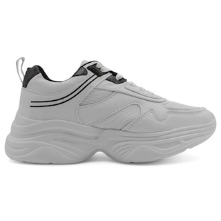 Foto 2 | Tenis Tipo Deportivo Exterior Piel Vegana Color Blanco Para Mujer De Rbcollection