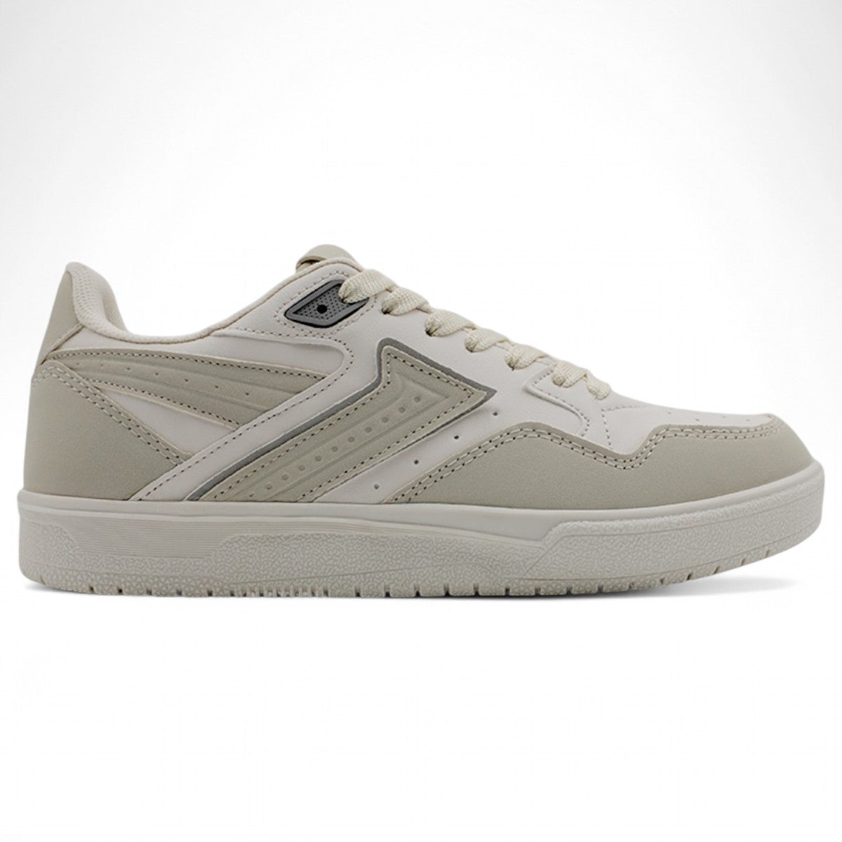 Foto 3 pulgar | Tenis Con Cordones Exterior Piel Vegana Color Beige  Para Mujer De Rbcollection
