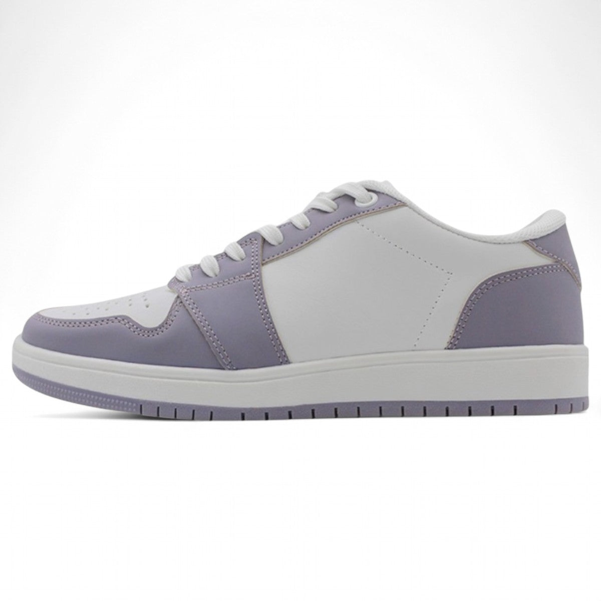 Foto 5 pulgar | Tenis Con Cordones Exterior Piel Vegana Color Morado Para Mujer De Rbcollection