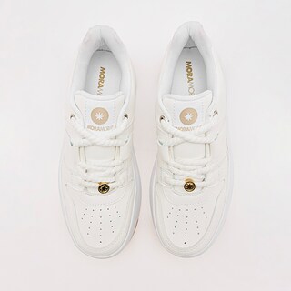 Foto 3 | Moramora Tenis Urbano Para Mujer Blanco Cod.132537