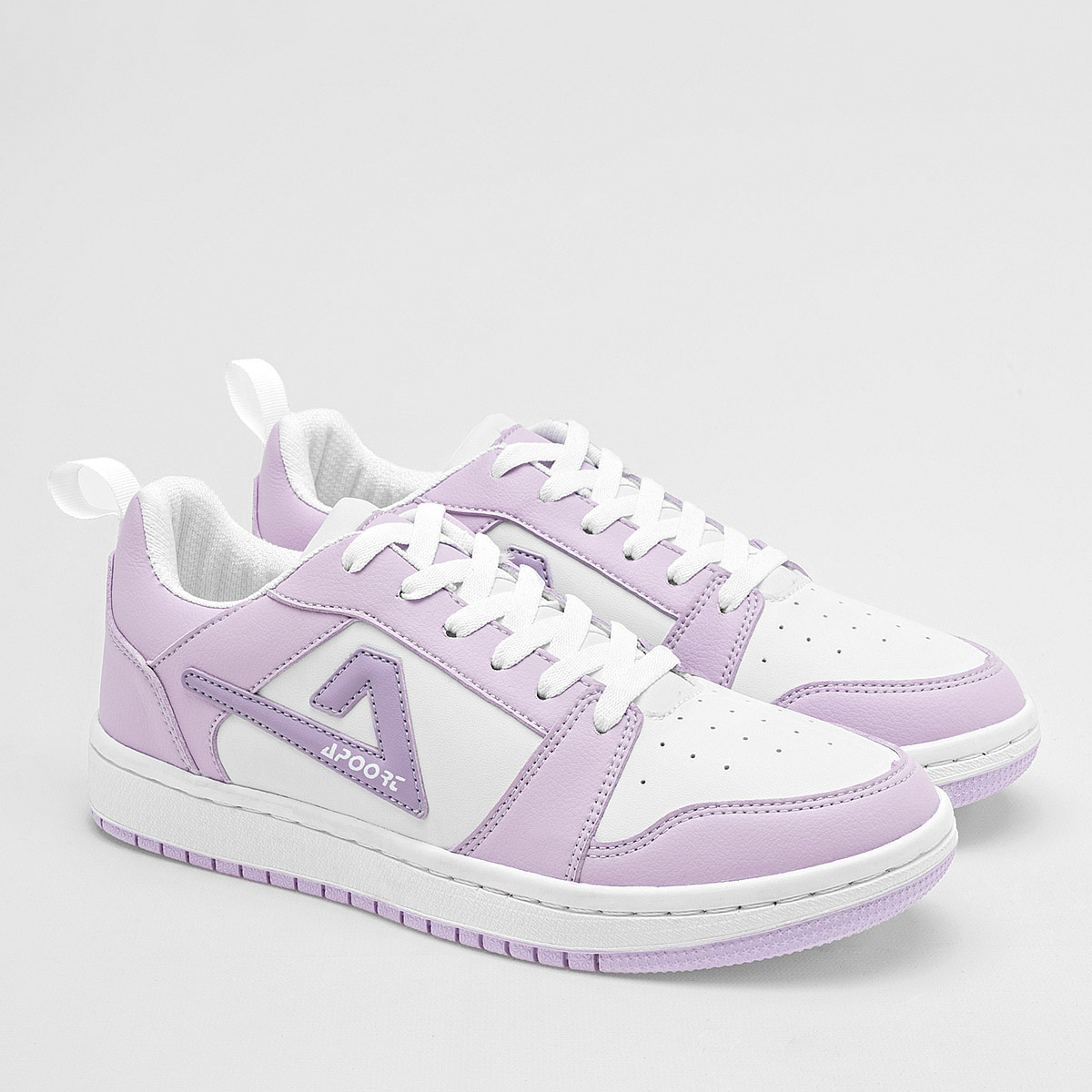 Foto 2 | Apoort Tenis Urbano Para Mujer Blanco Lila Cod.131801