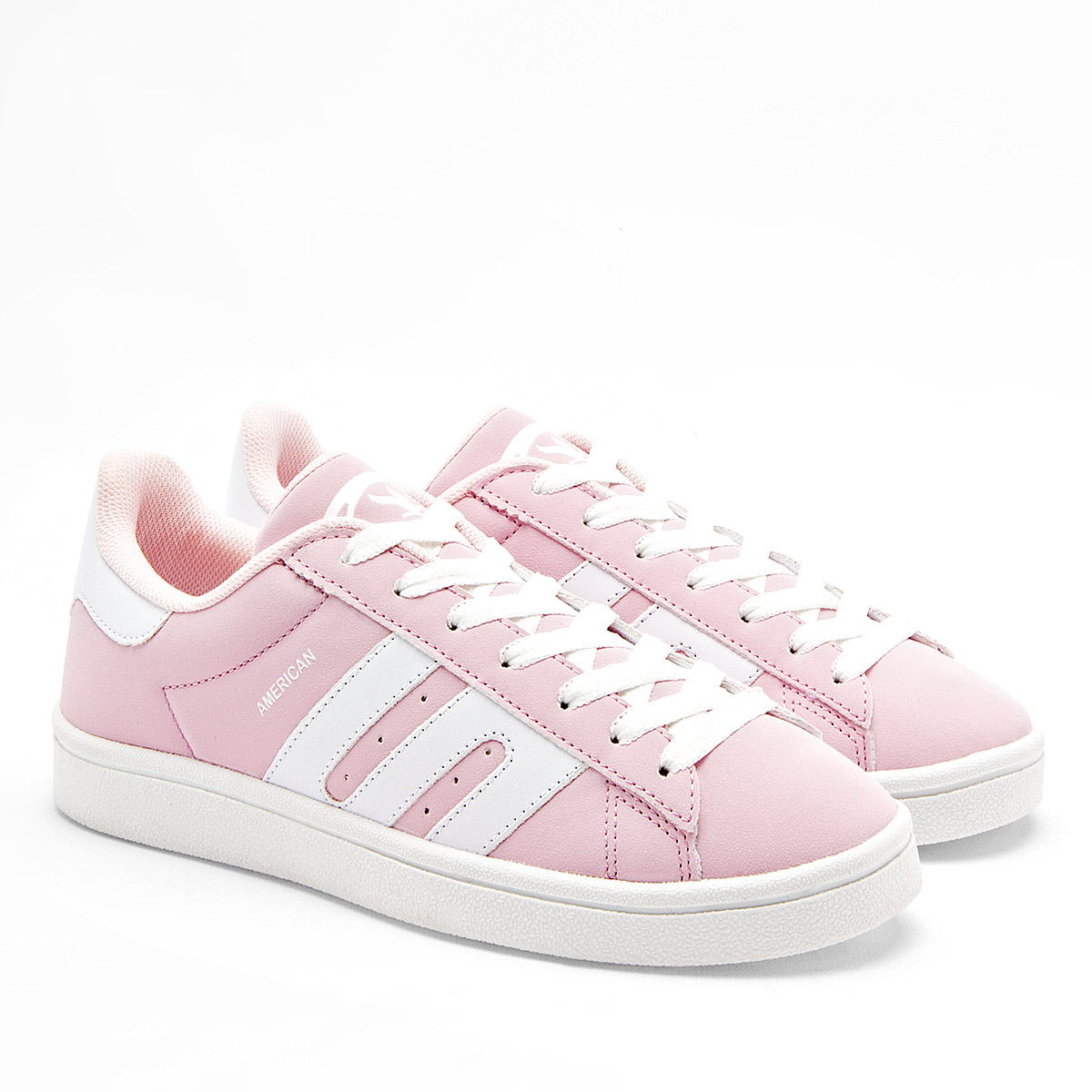 Foto 3 pulgar | American Fire Tenis Urbano Para Mujer Rosa Blanco Cod.131764
