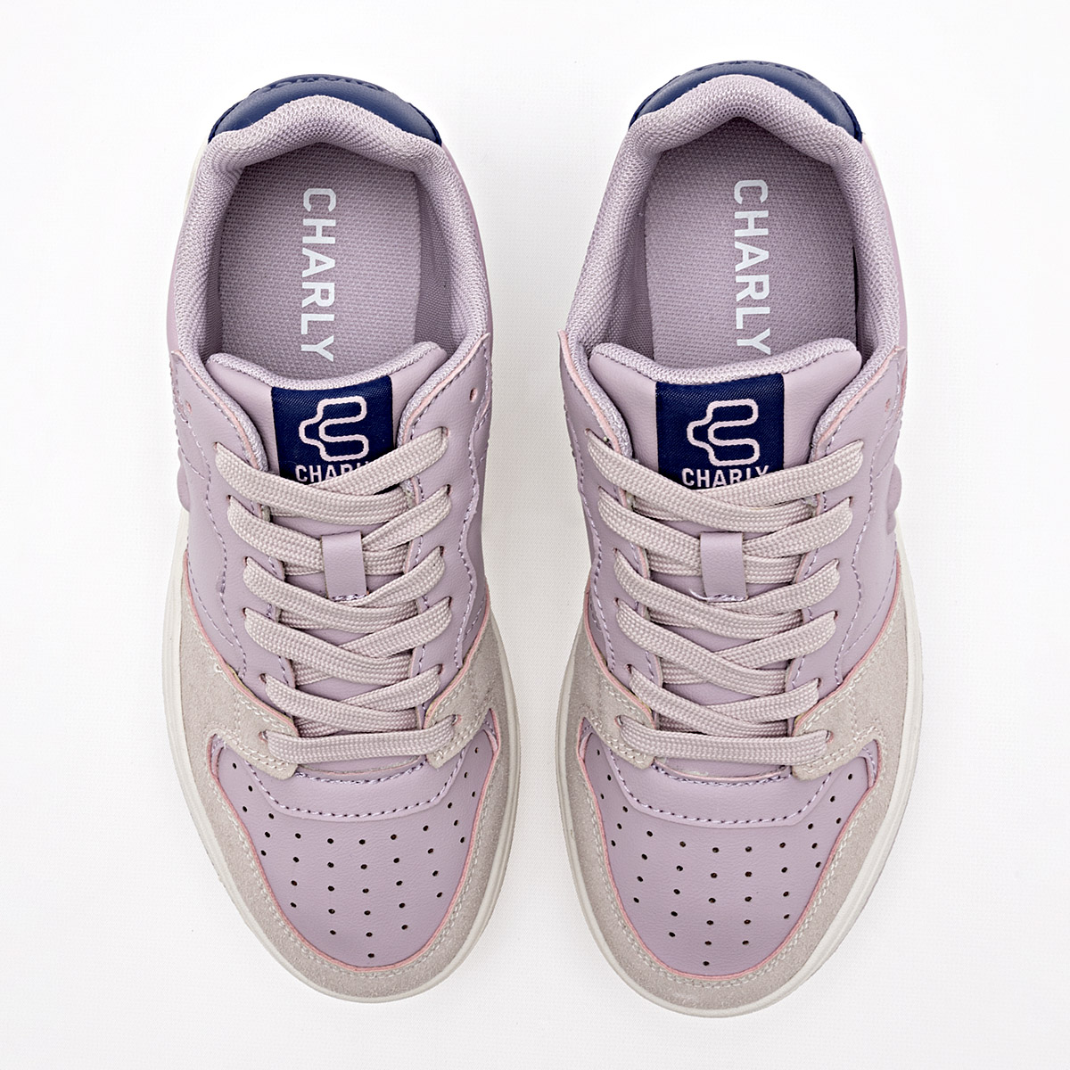 Foto 4 pulgar | Charly Tenis Urbano Para Mujer Rosa Marino Cod.129624
