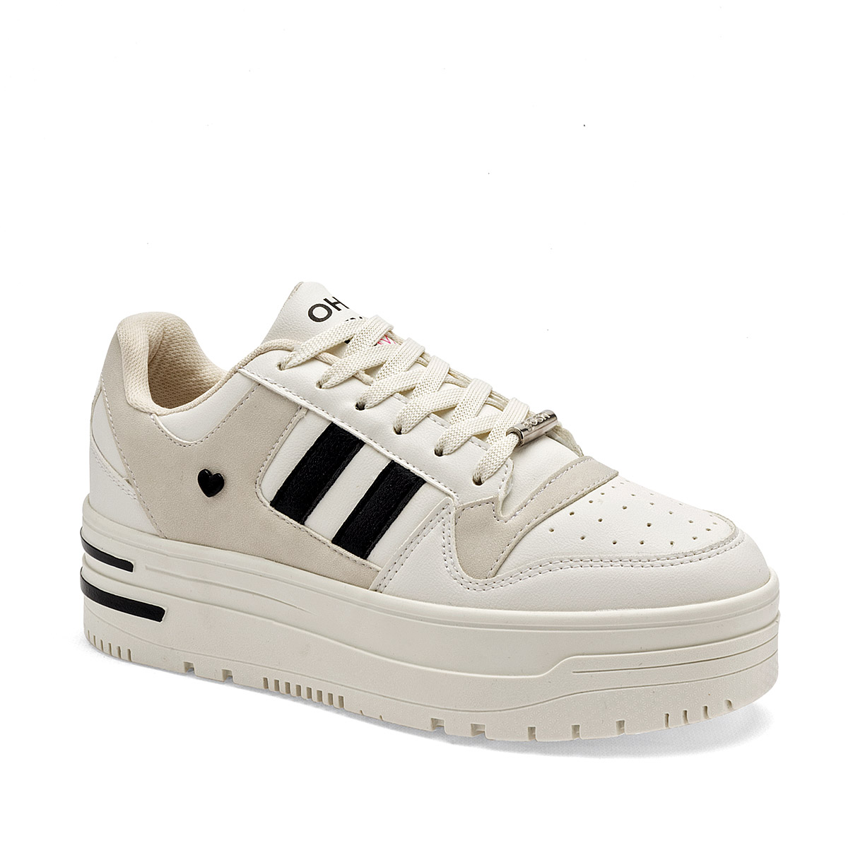 Gösh Tenis Urbano Para Mujer Beige Negro Cod.133730