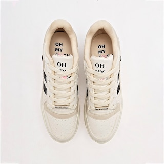 Foto 3 | Gösh Tenis Urbano Para Mujer Beige Negro Cod.133730