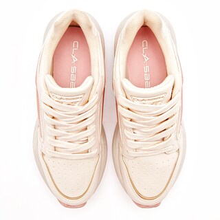 Foto 3 | Clasben Tenis Urbano Para Mujer Latte Rosa Cod.131964