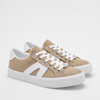Foto 2 | Moramora Tenis Urbano Para Mujer Beige Blanco Cod.132601